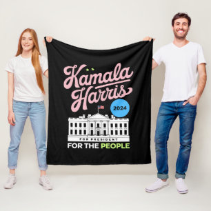 Manta Polar Voto azul demócrata social Kamala Harris 2024