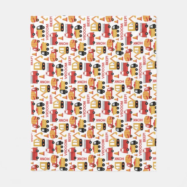 Manta Polar ¡Vroom Honk Beep! Ejes (Anverso)