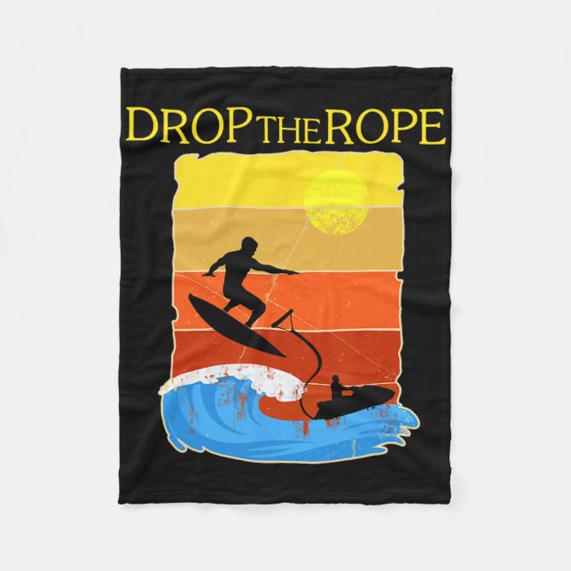 Manta Polar Wake Surfing Gift Shirt Boat Lake Wakesuring Drop  (Anverso)