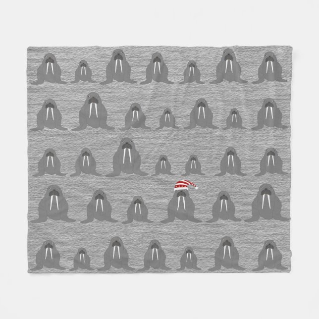 Manta Polar Walrus Fleece Blanket (Frente (Horizontal))