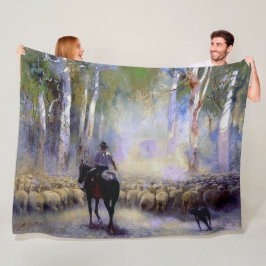 Manta Polar Walter Withers The Drover 1912 Artista Australiano