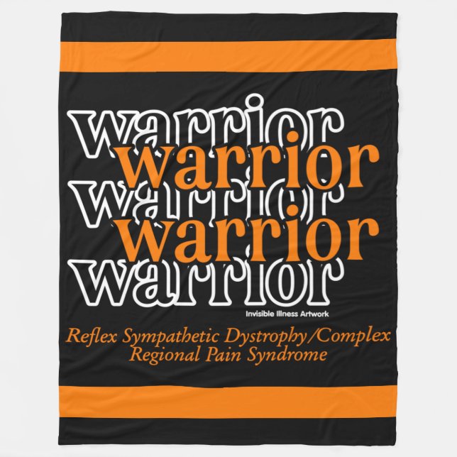 Manta Polar Warrior/Repetir...RSD/Fleece Blanket (Anverso)