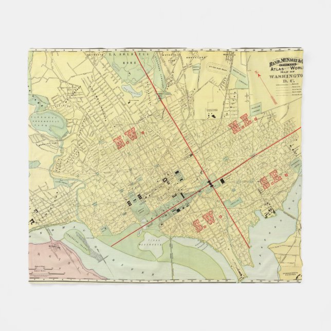 Manta Polar Washington, DC (Frente (Horizontal))