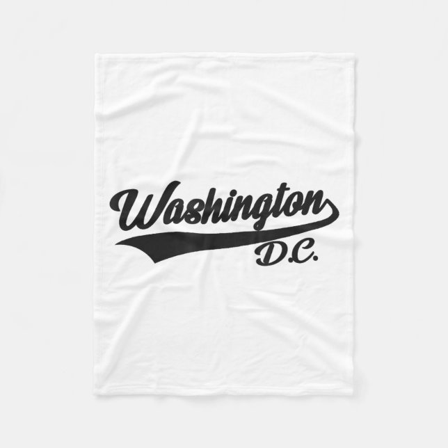 Manta Polar Washington Dc - Athletic_throwback Design - Clic  (Anverso)