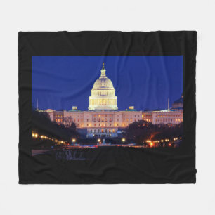 Manta Polar Washington DC Capitolio de Estados Unidos en Dusk