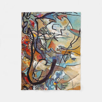 Manta Polar Wassily Kandinsky - Composición Cinco Arte Abstrac