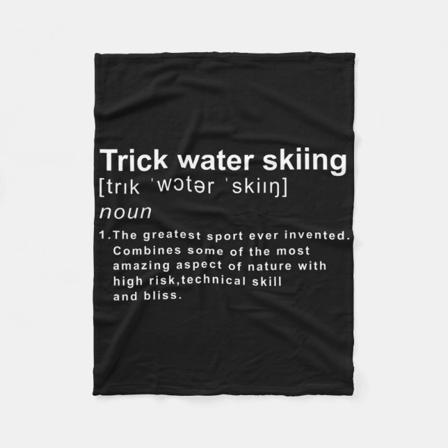 Manta Polar Water Ski Trick Definition  (Anverso)