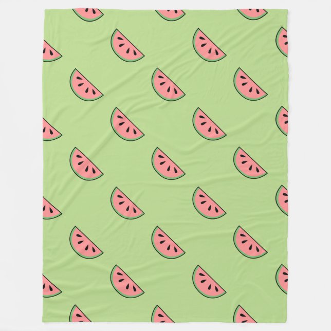 Manta Polar Watermelons Personalizado Fleece Blanket (Anverso)