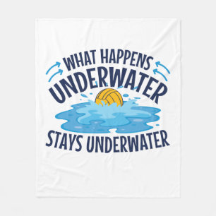 Manta Polar Waterpolo Lo Que Sucede Bajo El Agua