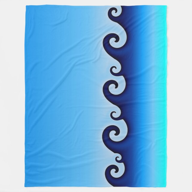 Manta Polar Waves Blanket (Anverso)