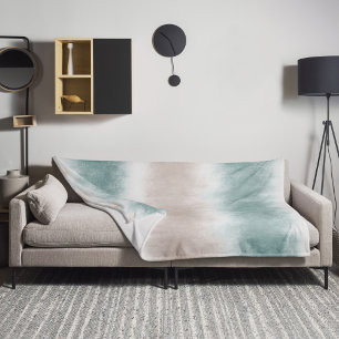 Manta Polar Waves de playa de color acuático mar sabio/verde a