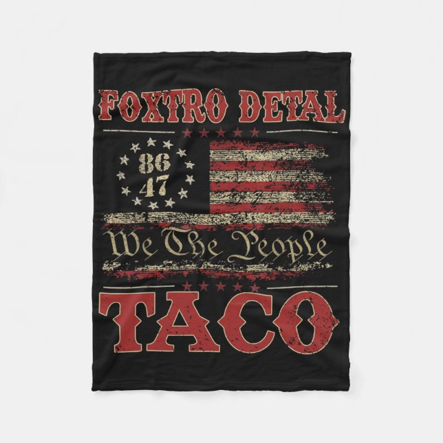 Manta Polar We The People Taco Foxtrot Delta Taco 2  (Anverso)