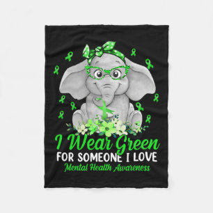 Manta Polar Wear Green For Mental Health Awareness Elep