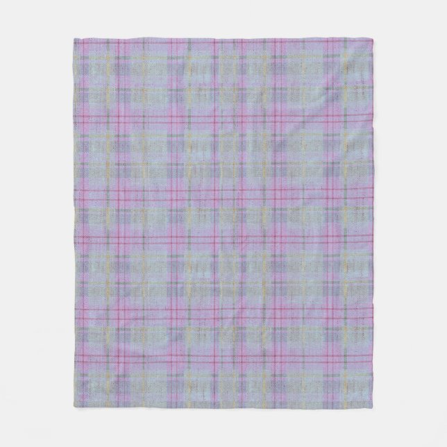 Manta Polar Weathered Lavender Plaid  (Anverso)