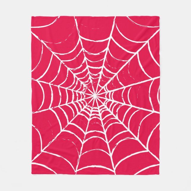 Manta Polar Web rosa (Anverso)
