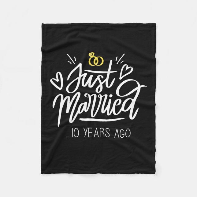 Manta Polar Wedding Gifts | 10th Wedding Anniversary (Anverso)