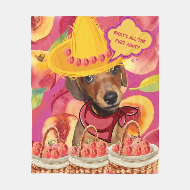 Manta Polar Weenie Peach Farmer Fleece (Anverso)