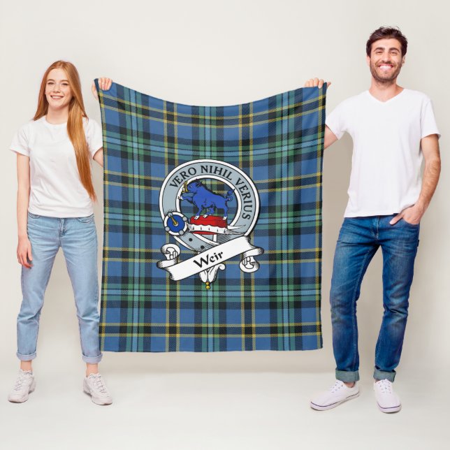 Manta Polar Weir Clan Badge Tartan Plaid (In situ)
