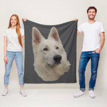 weisser Schäferhund Kopf Decke