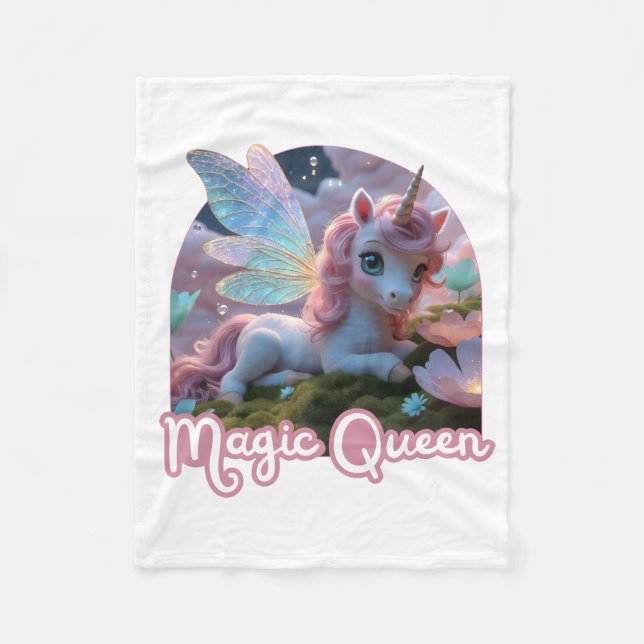 Manta Polar Weißes Einhorn mit Flügeln - Magic Queen (Anverso)