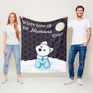 Manta Polar Westie sin humanidad