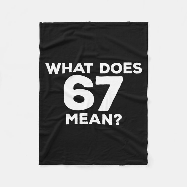 Manta Polar What Does 67 Mean Funny Six Seven Meme  (Anverso)