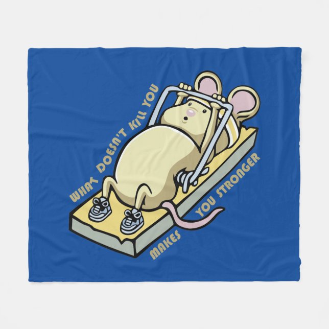 Manta Polar What doesn't kill you makes you stronger (Frente (Horizontal))