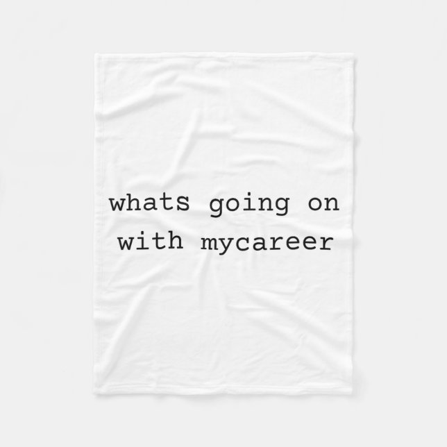 Manta Polar What Going On With My Career  (Anverso)