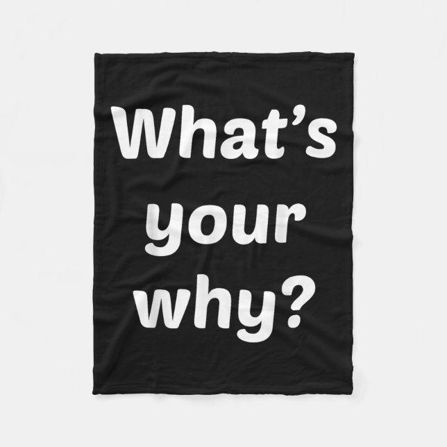 Manta Polar What's Your Why Insring Motivational Entrepreneur  (Anverso)
