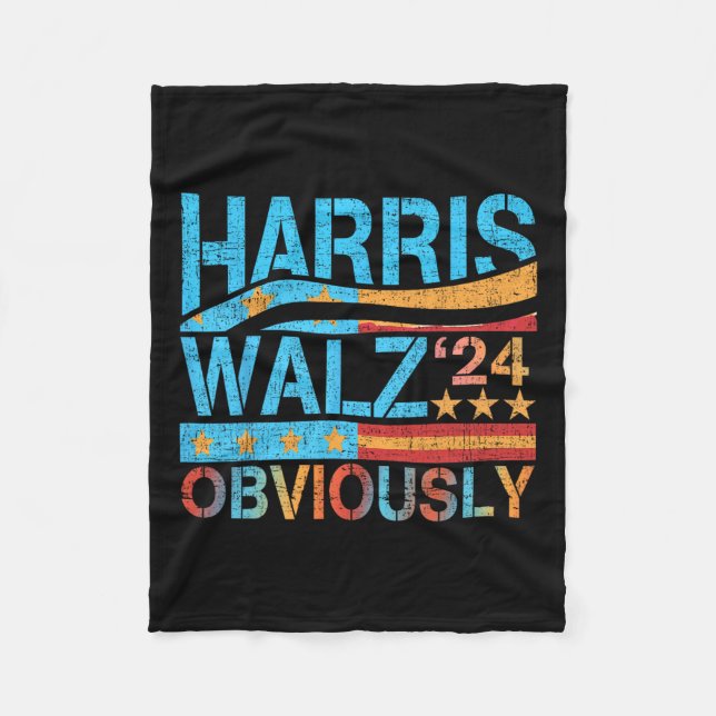Manta Polar ¡Wheimer Obviamente! Elecciones Harris Waltz 2024 (Anverso)