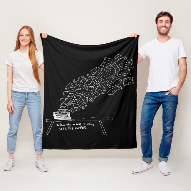 Manta Polar When the Muse Finally Gets Her Coffee (In situ)