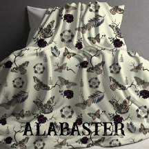 Whimsical Pastel Gótico Moth Personalizada Bebé