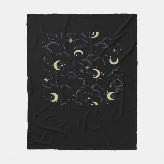 Manta Polar Whimsigoth Clouds Sun Moon Witchen (Anverso)