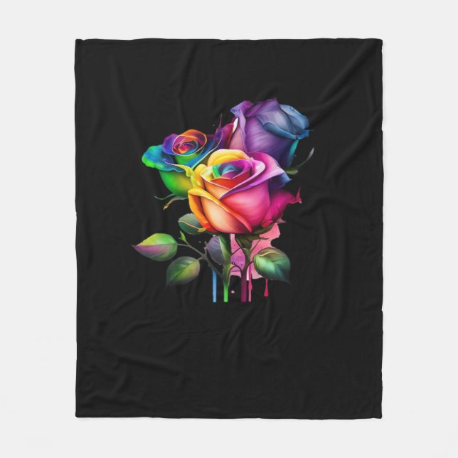 Manta Polar Whimsigoth - Diseño gótico (Anverso)