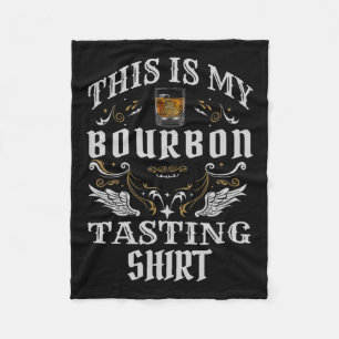 Manta Polar Whiskey gracioso Este Es Mi Degustación De Borbón