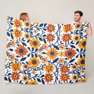 Manta Polar Whispering Blooms 60x80 Fleece Blanket