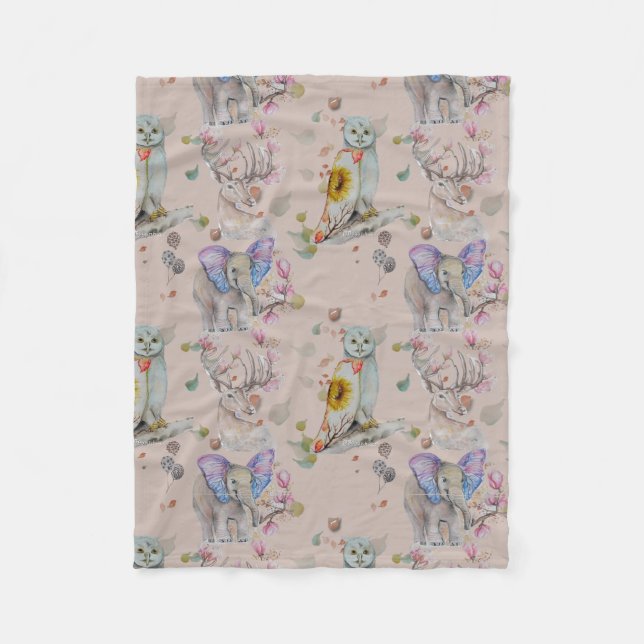 Manta Polar Whispers from Forrest Baby Fleece Blanket (Anverso)