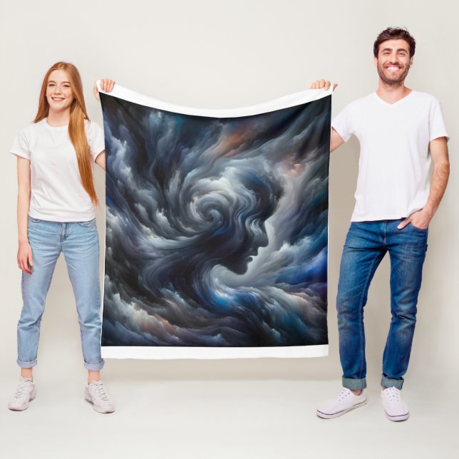 Manta Polar "Whispers of the Storm Abstract Face in the Clouds (In situ)