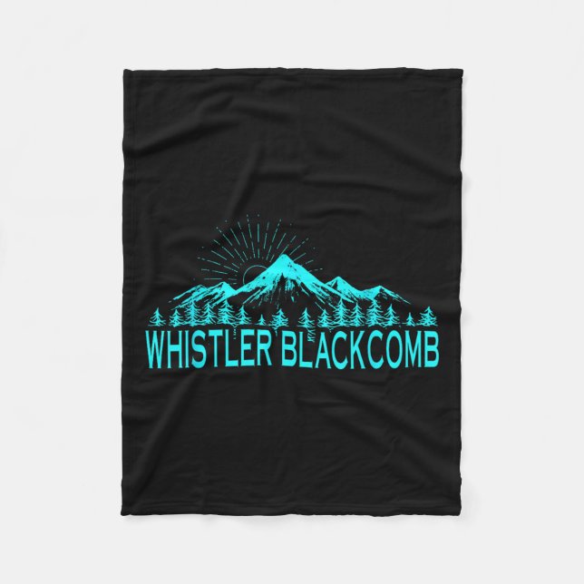 Manta Polar Whistler Blackcomb Canada Ski Resort Skiing Rocky  (Anverso)