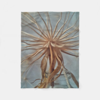 Manta Polar White and brown abstract painting