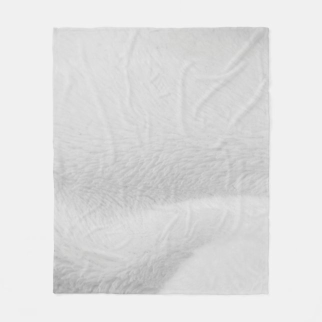 Manta Polar White cotton texture fabric (Anverso)