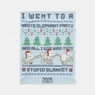 Manta Polar White Elephant Party Custom Gift Funny