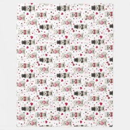 Manta Polar White Westis con accesorios extraordinarios