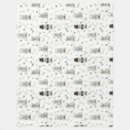 Manta Polar White Westis con accesorios extraordinarios