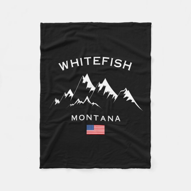 Manta Polar Whitefish Montana Ski Resort Rocky Mountains Skiin (Anverso)