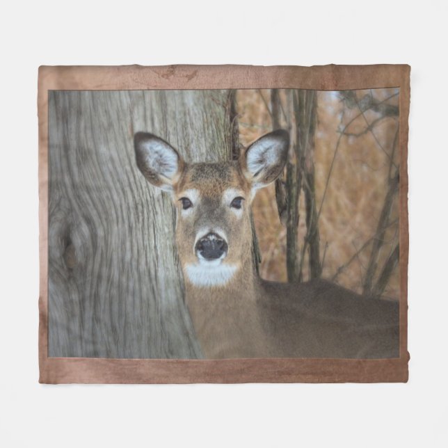 Manta Polar Whitetail Deer (Frente (Horizontal))