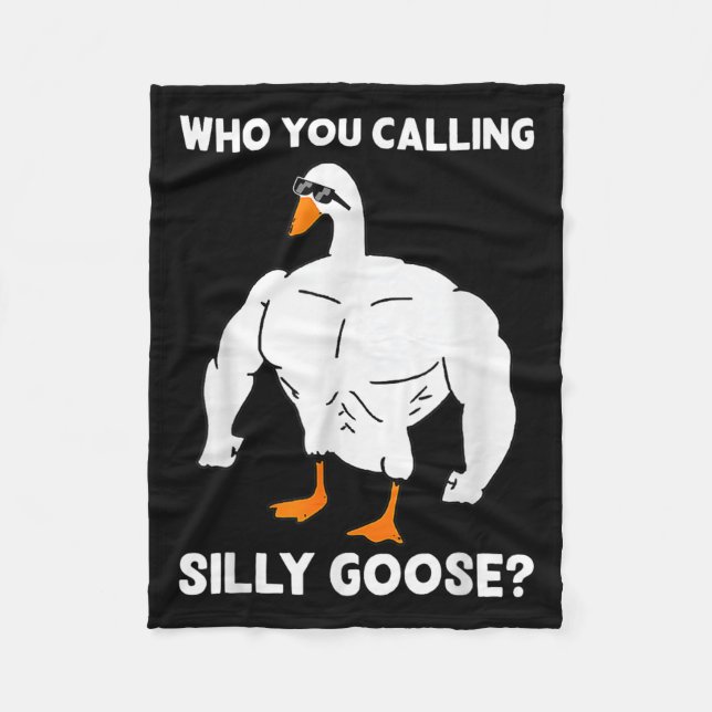 Manta Polar Who You Calling Silly Goose Funny Gym Meme  (Anverso)
