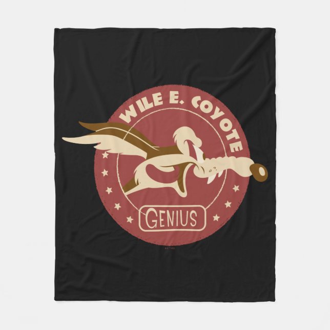 Manta Polar WILE E. COYOTE™ Genio (Anverso)