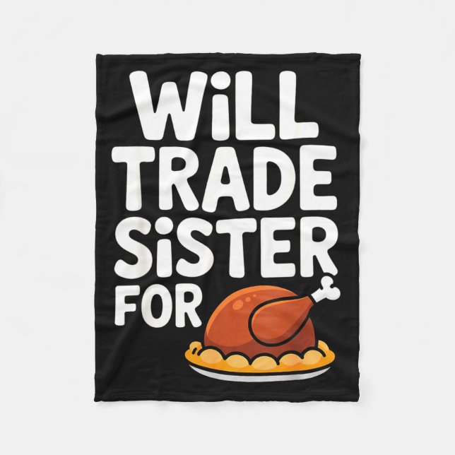 Manta Polar Will Trade Sister For Turkey Funny Thanksgiving Di (Anverso)