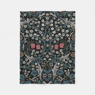 Manta Polar William Morris Blackthorn Floral Art Nouveau